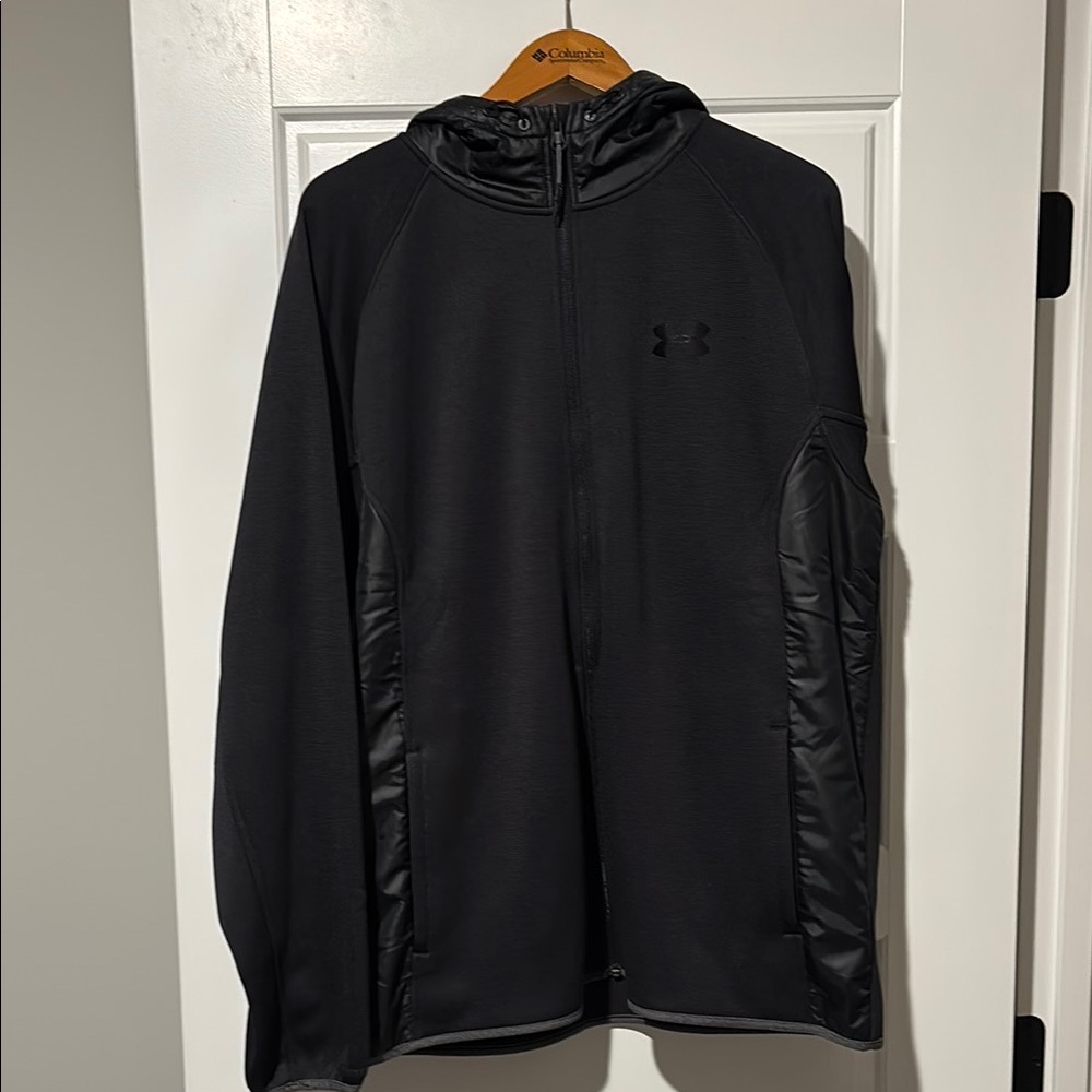 Under Armour Black Performance Jacket with High Collar